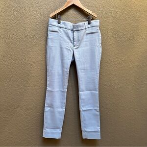 Banana Republic Women's Light gray Sloan crop pants